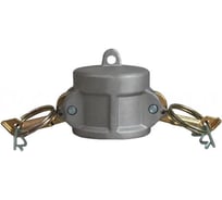 Камлок TITAN LOCK алюминиевый тип DC, заглушка для ниппеля 8" TL800DCAL