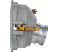 Гравитационный переходник для API адаптера TITAN LOCK 4in с камлоком 3in и клапаном, алюминий TL400GAV300AL