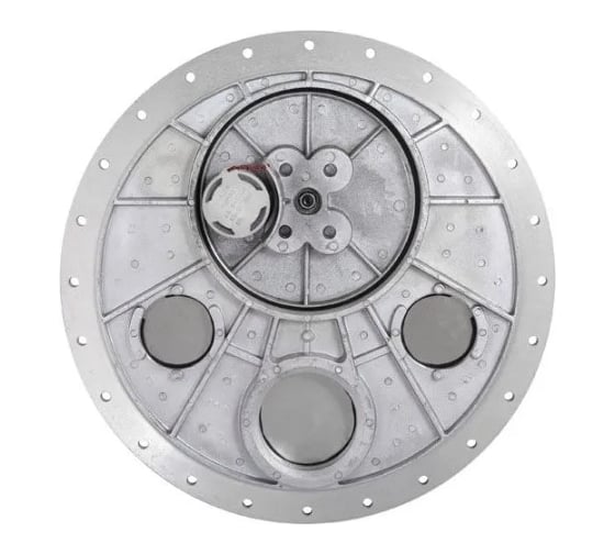 Крышка с люком для автоцистерны TITAN LOCK c отверстиями, алюминий, 500мм, TL500MC-AT