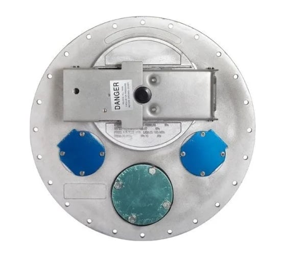 Крышка с люком для автоцистерны TITAN LOCK c отверстиями, алюминий, 500мм, TL500MC-AT