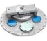 Крышка с люком для автоцистерны TITAN LOCK c отверстиями, алюминий, 500мм, TL500MC-AT 1