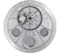 Крышка с люком для автоцистерны TITAN LOCK c отверстиями, алюминий, 500мм, TL500MC-AT 2