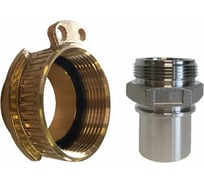 Соединение TankWagen (комплект Штуцер VK и Штуцер под рукав) латунь TITAN LOCK TLVKS50BR