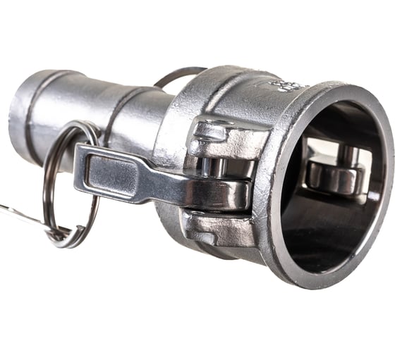 Камлок тип С (розетка с хвостовиком; 25 мм-1"; нержавеющая сталь) TITAN LOCK TL100CSS