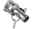 Камлок тип С (розетка с хвостовиком; 25 мм-1"; нержавеющая сталь) TITAN LOCK TL100CSS 4