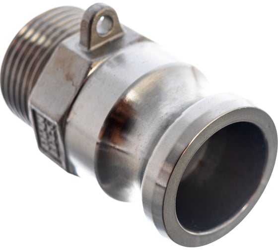 Камлок тип F (ниппель; наружная резьба BSP; 25 мм-1"; нержавеющая сталь) TITAN LOCK TL100FSS