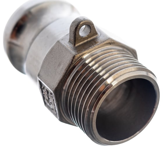 Камлок тип F (ниппель; наружная резьба BSP; 25 мм-1"; нержавеющая сталь) TITAN LOCK TL100FSS