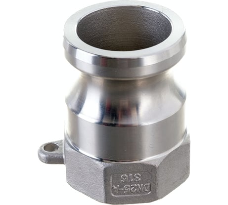 Камлок тип А (ниппель; внутренняя резьба BSP; 25 мм-1"; нержавеющая сталь) TITAN LOCK TL100ASS