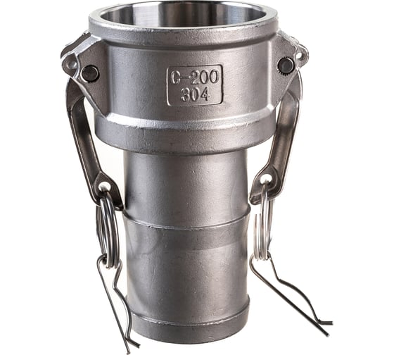 Камлок тип С (розетка с хвостовиком; 50 мм-2"; нержавеющая сталь) TITAN LOCK TL200CSS