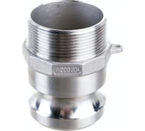 Камлок тип F (ниппель; наружная резьба BSP; 50 мм-2"; нержавеющая сталь) TITAN LOCK TL200FSS