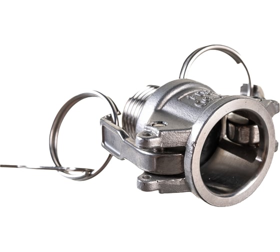 Камлок тип B (розетка; наружная резьба BSP; 12 мм-1/2"; нержавеющая сталь) TITAN LOCK TL50BSS