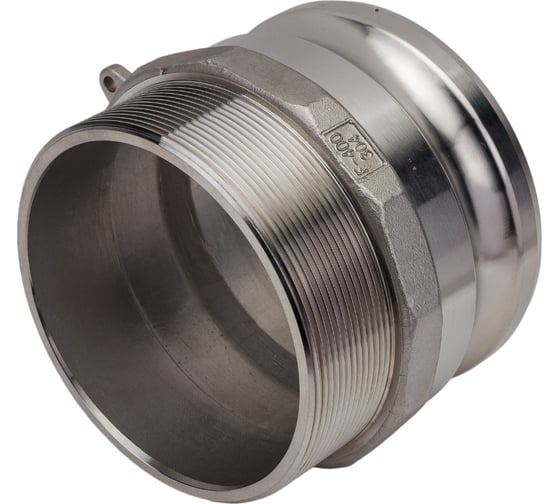 Камлок тип F (ниппель; наружная резьба BSP; 100 мм-4"; нержавеющая сталь) TITAN LOCK TL400FSS