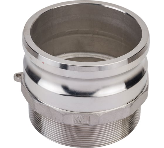 Камлок тип F (ниппель; наружная резьба BSP; 100 мм-4"; нержавеющая сталь) TITAN LOCK TL400FSS