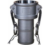 Камлок тип С (розетка с хвостовиком; 12 мм-1/2"; нержавеющая сталь) TITAN LOCK TL50CSS