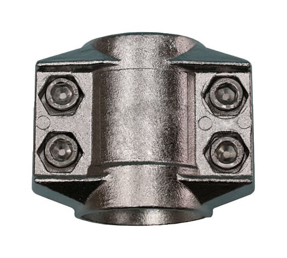 Усиленный 4-х болтовый хомут (нержавеющая сталь) TITAN LOCK TL65X8SS