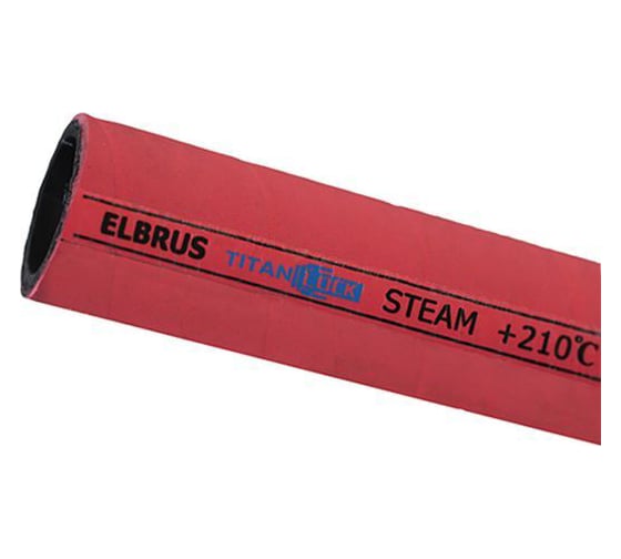 Рукав для пара TITAN LOCK «ELBRUS», 2in, внутренний диаметр 51мм, 18bar, + 210 град, 30 м TL050EL_30