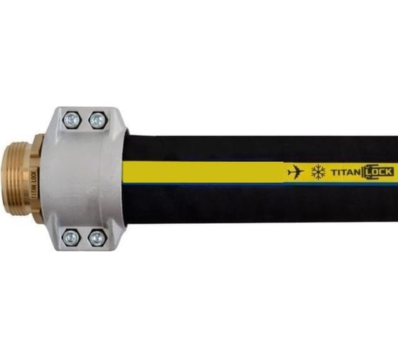 Напорно-всасывающий рукав для авиа топлива TITAN LOCK CHKALAVIA-ARCTIC, d=63мм, -50C, 20Бар, 50 м TL063CHK-AC_50