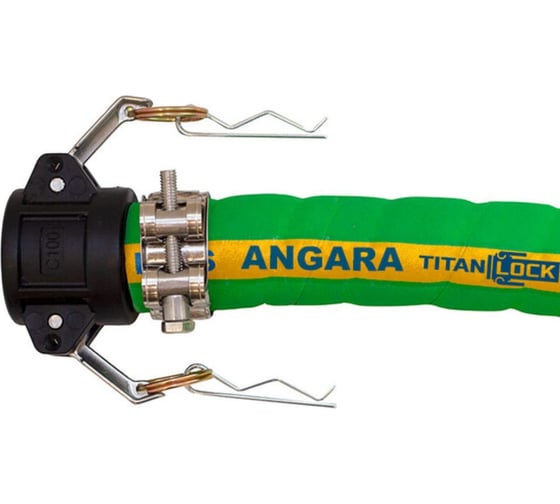 Химостойкий гофрированный напорно-всасывающий рукав TITAN LOCK ANGARA d=50мм, -40C, 16bar, UHMWPE, 30 м TL050AN_30