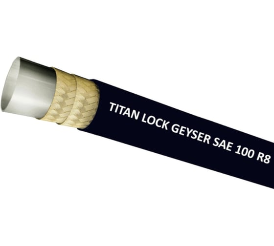 Термопластиковый рукав высокого давления TITAN LOCK «GEYSER» R8 SAE100, d=5 мм, 50 м TLGY005-R8_50