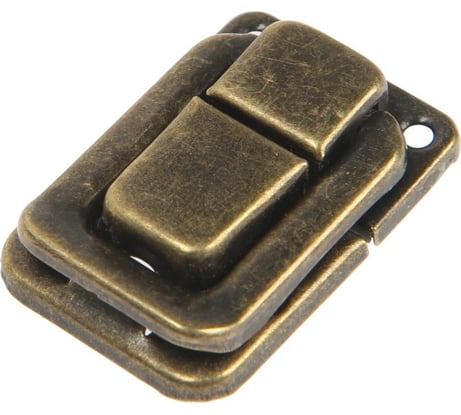 Замок-защелка на ящик ТУНДРА 27x40 мм, железный, цвет бронза 9259843