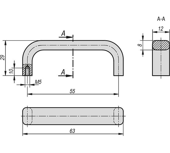 Бугельная ручка KIPP K1091.055051