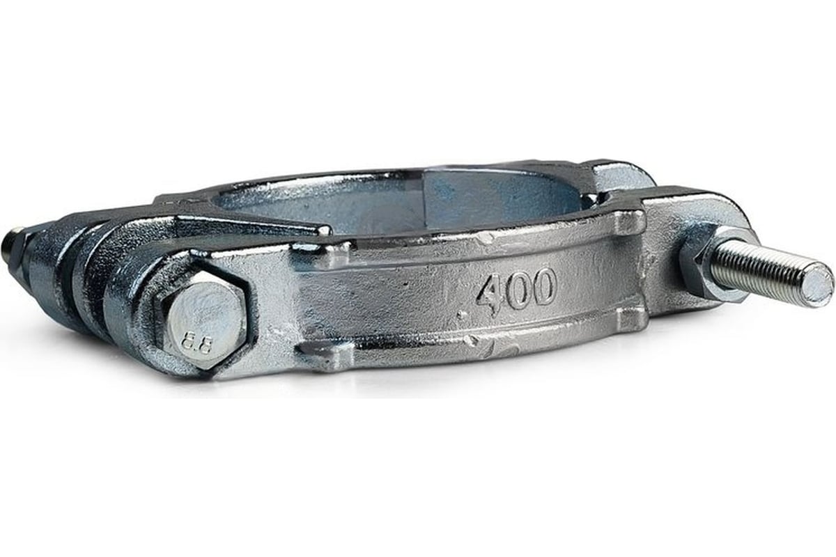 Двухболтовой чугунный хомут MGF 130-145 SL600 3-213-130-145-600 ...