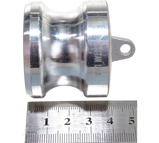 Камлок соединение типа DР (1.25"; заглушка для розетки; алюминий) TITAN LOCK TL125DPAL