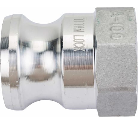 Камлок соединение типа А (1"; ниппель; внутренняя резьба BSP; алюминий) TITAN LOCK TL100AAL