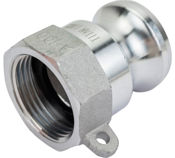 Камлок соединение типа А (1"; ниппель; внутренняя резьба BSP; алюминий) TITAN LOCK TL100AAL