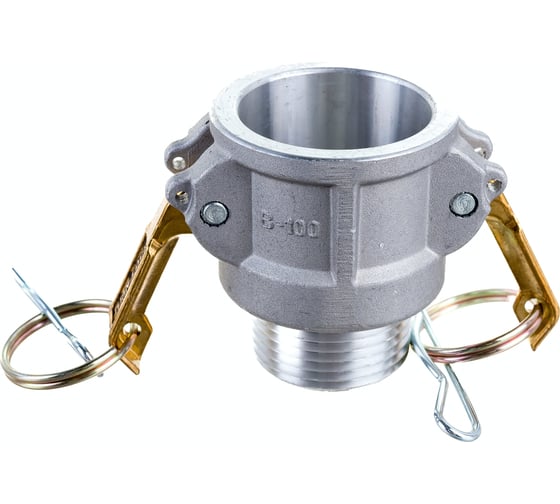 Камлок соединение типа B (1"; розетка; наружная резьба BSP; алюминий) TITAN LOCK TL100BAL 1