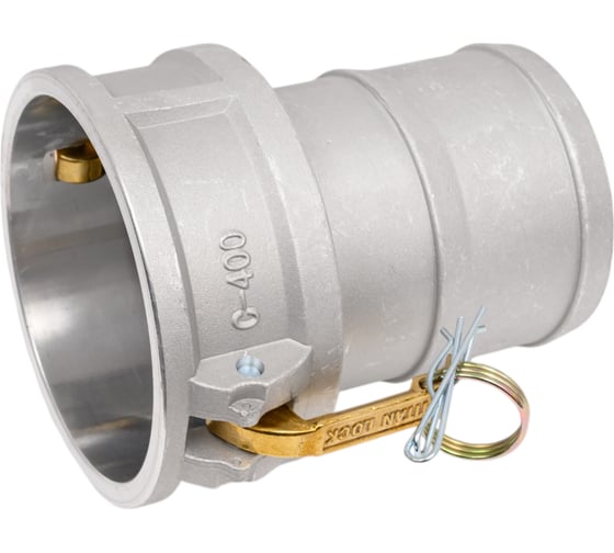 Камлок соединение типа С (4"; розетка с хвостовиком; алюминий) TITAN LOCK TL400CAL