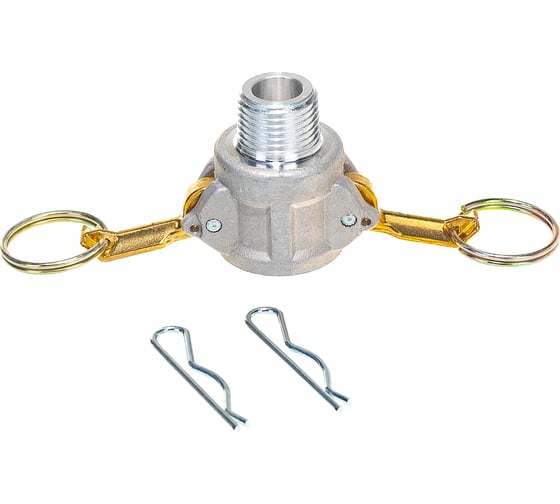 Камлок соединение типа B (0.5"; розетка; наружная резьба BSP; алюминий) TITAN LOCK TL50BAL