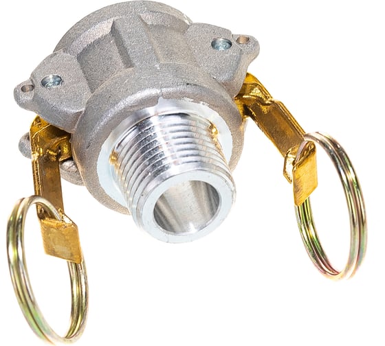 Камлок соединение типа B (0.5"; розетка; наружная резьба BSP; алюминий) TITAN LOCK TL50BAL