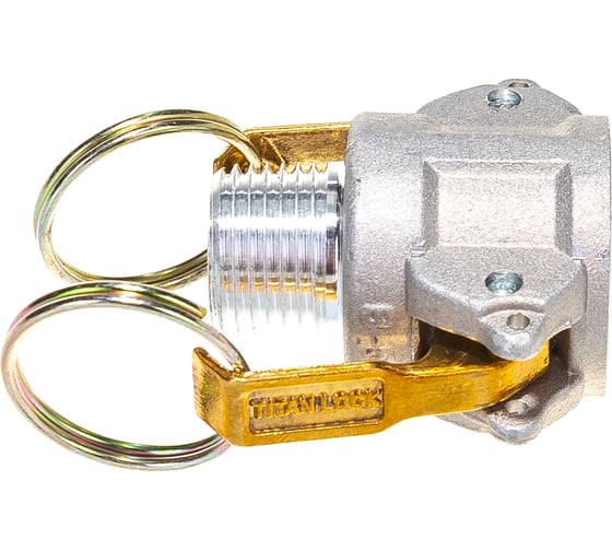 Камлок соединение типа B (0.5"; розетка; наружная резьба BSP; алюминий) TITAN LOCK TL50BAL