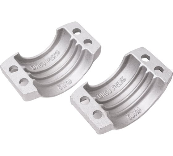Хомут усиленный 4-х болтовый (50х8; алюминий) TITAN LOCK TL50X8AL
