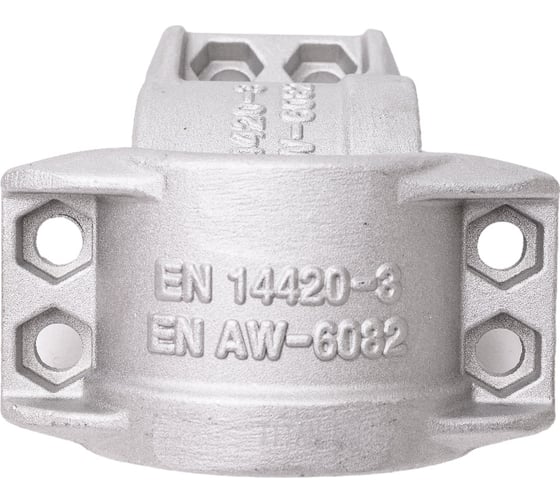 Хомут усиленный 4-х болтовый (50х8; алюминий) TITAN LOCK TL50X8AL