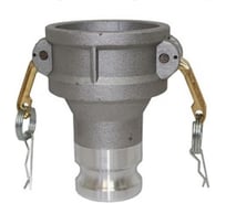 Камлок соединение типа DА (переходник розетка 3" х ниппель 2"; алюминий) TITAN LOCK TL3020DAAL