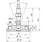 Регулируемая опора Алтервиа серая, M12x100, до 800 кг, нержавеющая сталь A00022.2208012100 5