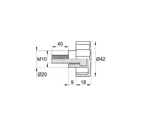 Фиксатор IVK group Ф42М10-40ЧН