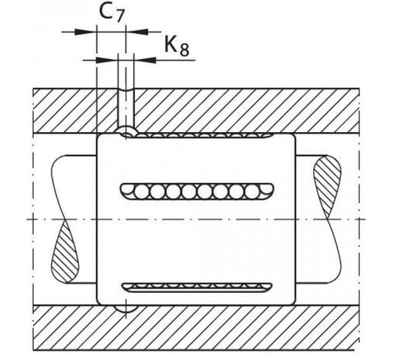 Линейный подшипник TECHNIX KH1428PPTEСHNIX