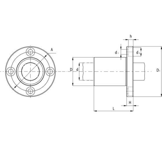 Линейный подшипник TECHNIX LMEF16UUTEСHNIX
