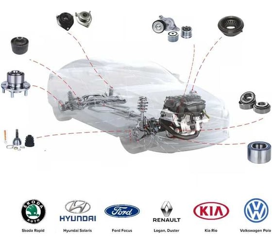 ПодшипникTOPQUE ВАЗ 2108-12, 1118, 2121-23 / CHEVROLET Lacetti, Aveo / DAEWOO Matiz / HYUNDAI Accent, Starex, (180202) 62022RS
