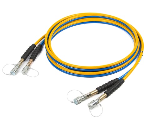 Двойной рукав высокого давления для подключения гидравлического гайковерта с муфтами Harrison HRH-HHD0612