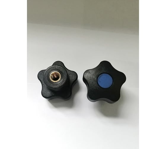 Лепестковая ручка UnitMC с вставками синего цвета M8 100208 M8x40