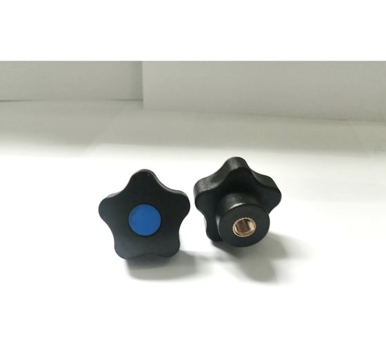 Лепестковая ручка UnitMC с вставками синего цвета M8 100208 M8x40
