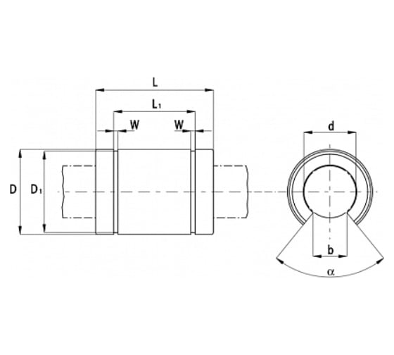 Линейный подшипник TECHNIX LME12UUOPTEСHNIX