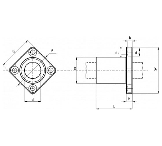 Линейный подшипник TECHNIX KBK16PP LMEK16UUTEСHNIX