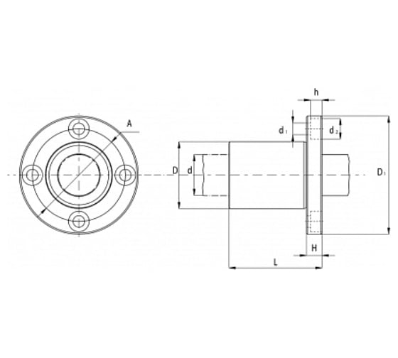 Линейный подшипник TECHNIX LMEF30UUTEСHNIX