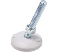 Опора шарнирная антискользящая Алтервиа серая, M20x85, до 900 кг, нержавеющая сталь A00024.22212020085