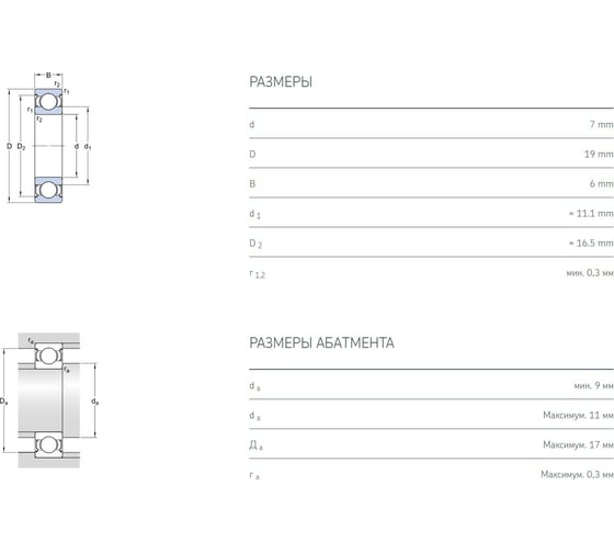 Подшипник SKF 6072ZSКF